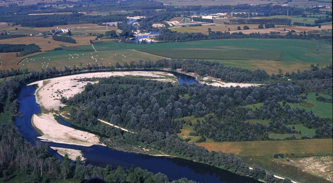 Vista aerea dell’area del Bosco del Gerbasso